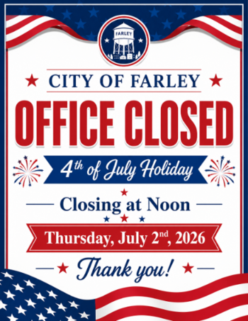 Linked image to Fourth of July Office Closure
